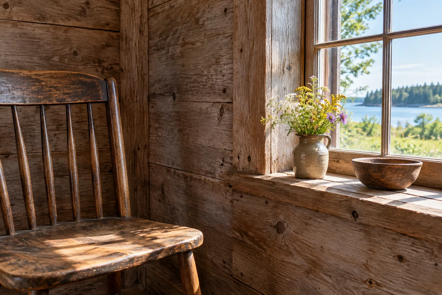 1790 Tiny House — AI-generated editorial illustration