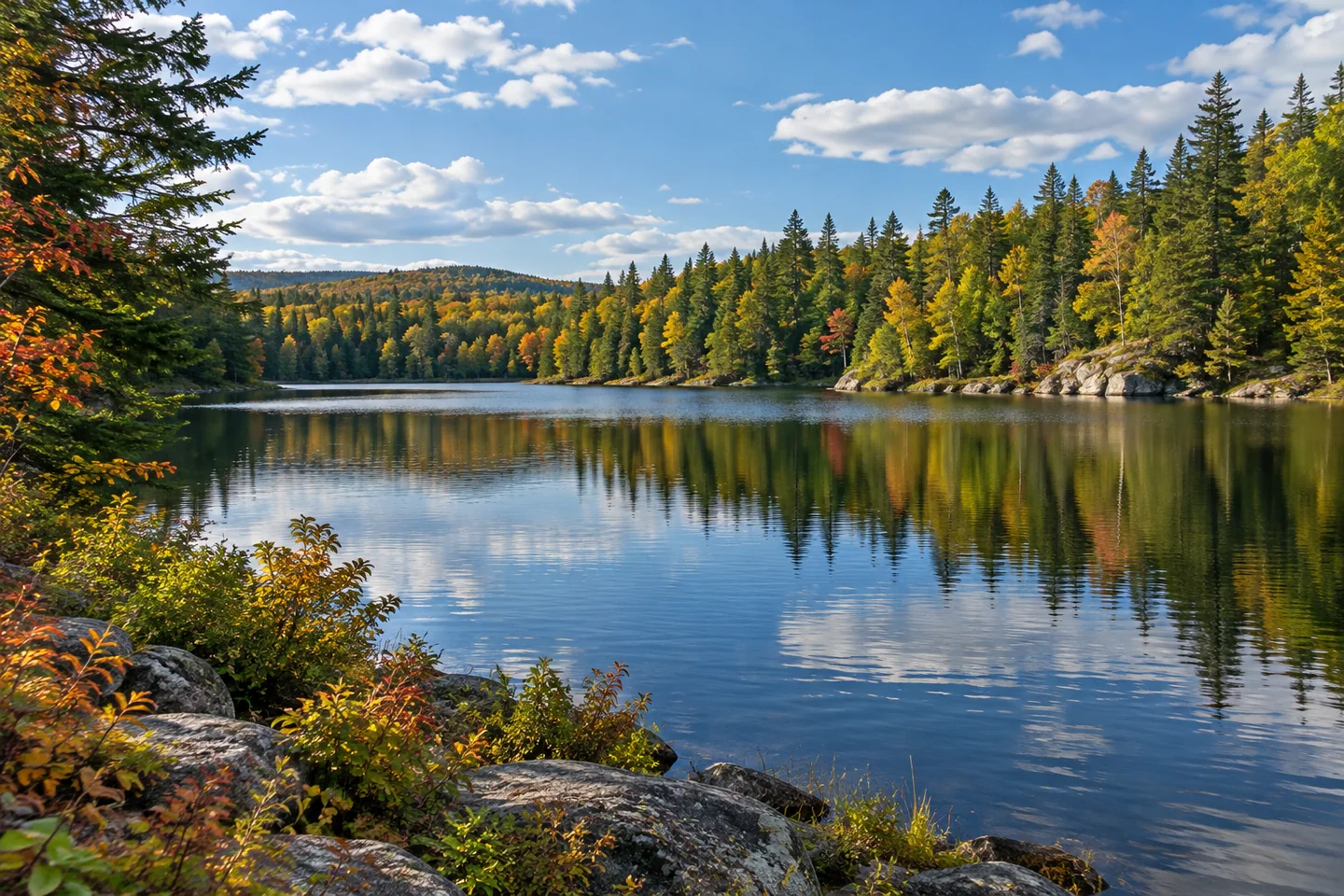 Alder Brook Pond — AI-generated editorial illustration