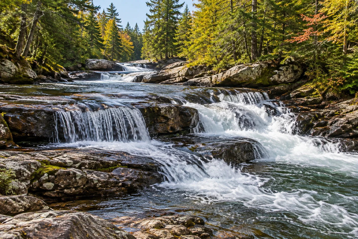 Austin Stream Falls — AI-generated editorial illustration
