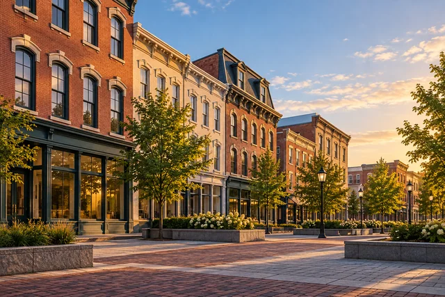West Market Square Historic District — AI-generated editorial illustration