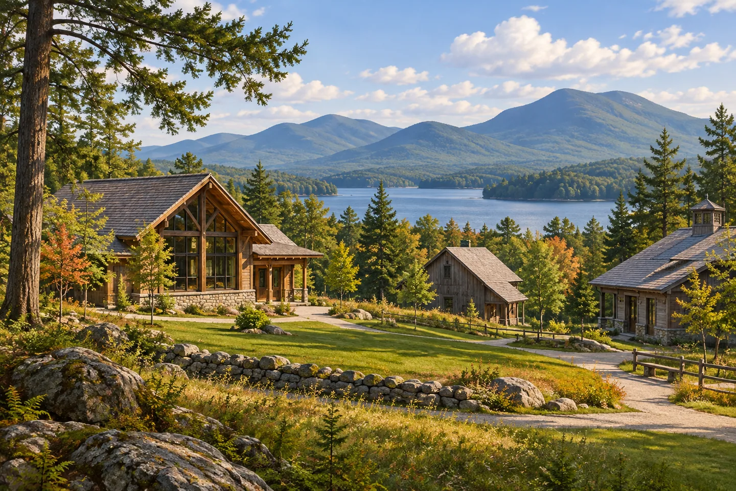 Adirondack Experience — AI-generated editorial illustration