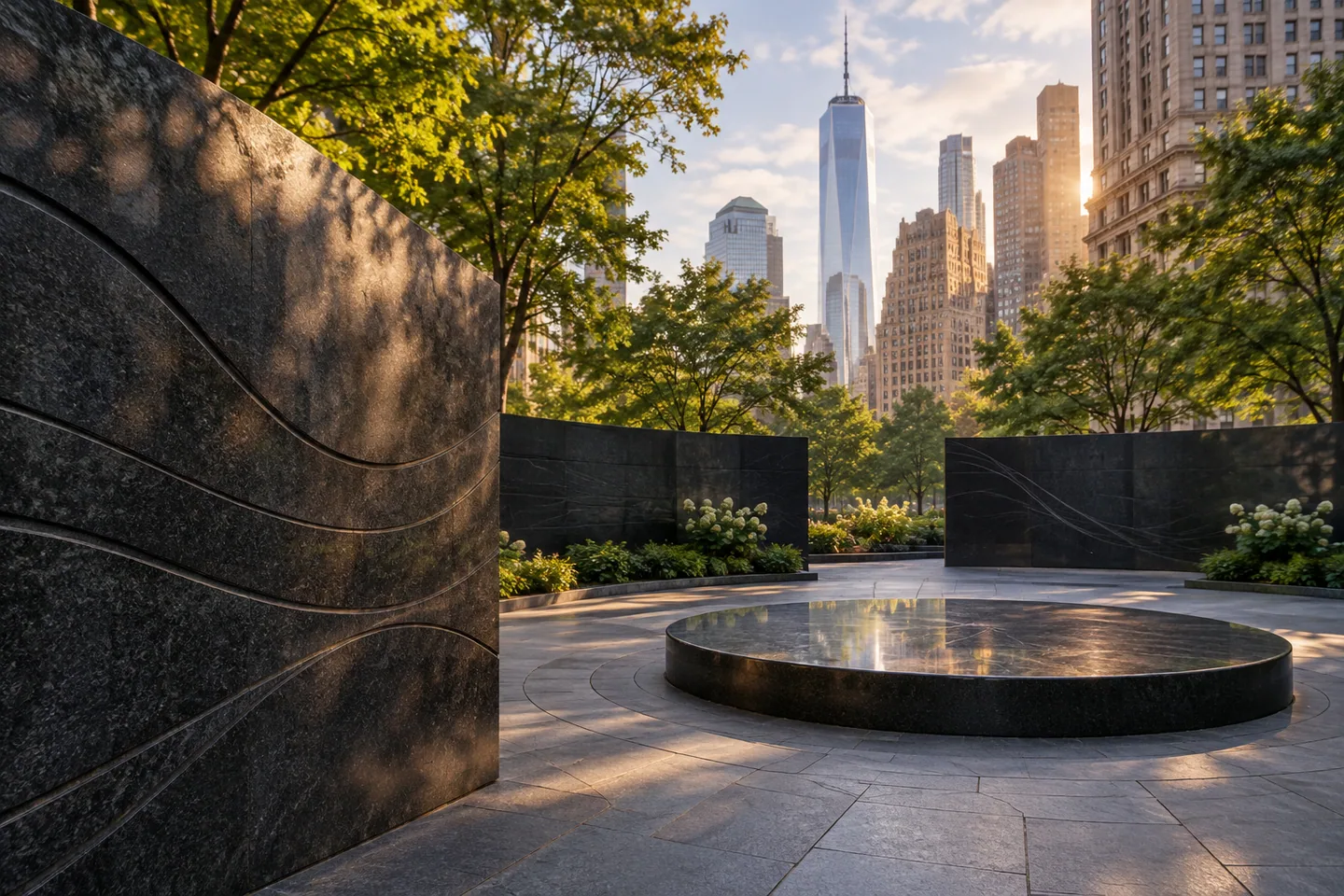 African Burial Ground National Monument — AI-generated editorial illustration