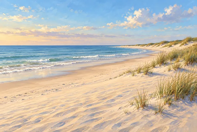 Amagansett National Wildlife Refuge — AI-generated editorial illustration