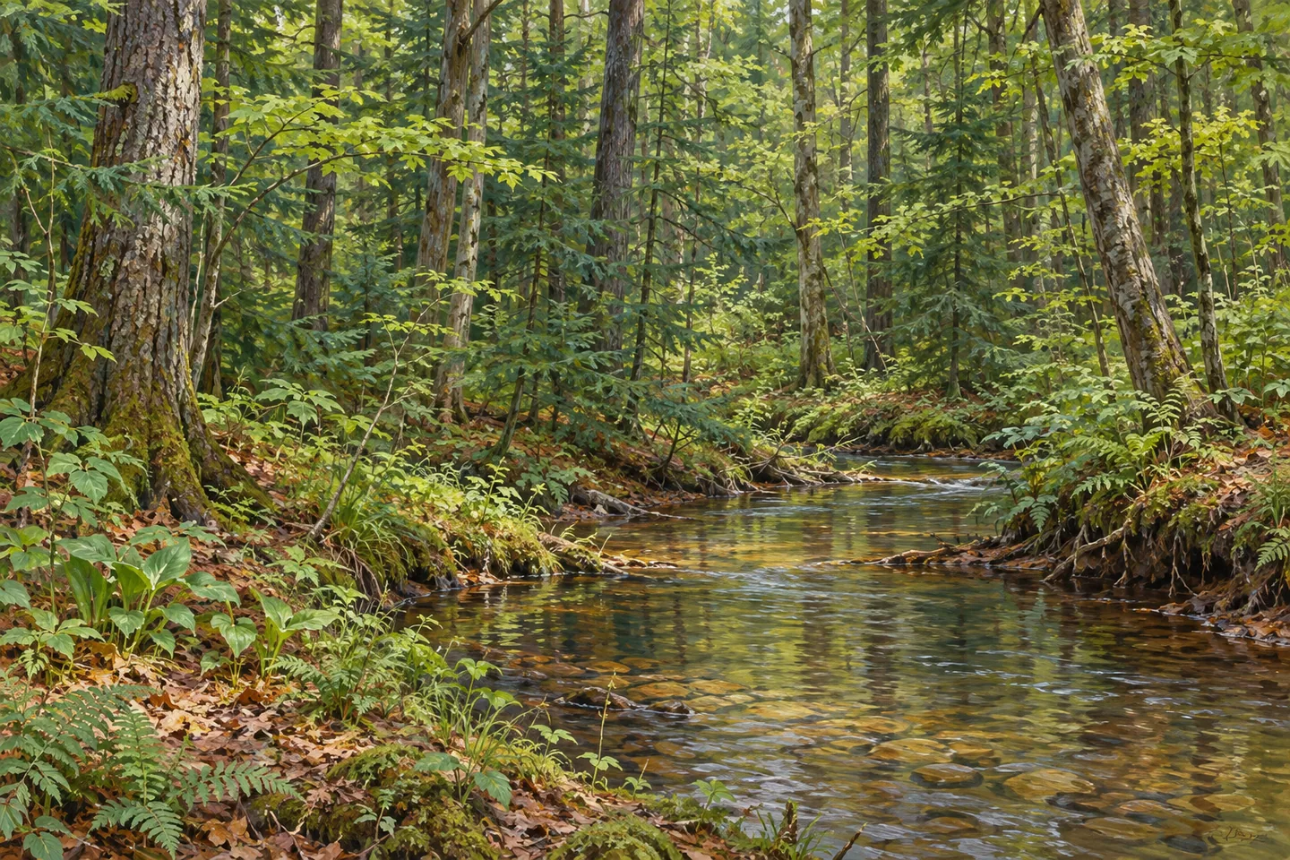 Balsam Creek State Forest — AI-generated editorial illustration