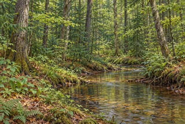 Balsam Creek State Forest — AI-generated editorial illustration