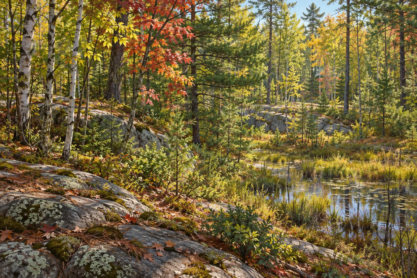 Beartown State Forest — AI-generated editorial illustration