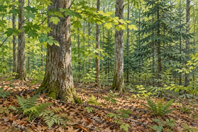 Cairo Lockwood State Forest — AI-generated editorial illustration