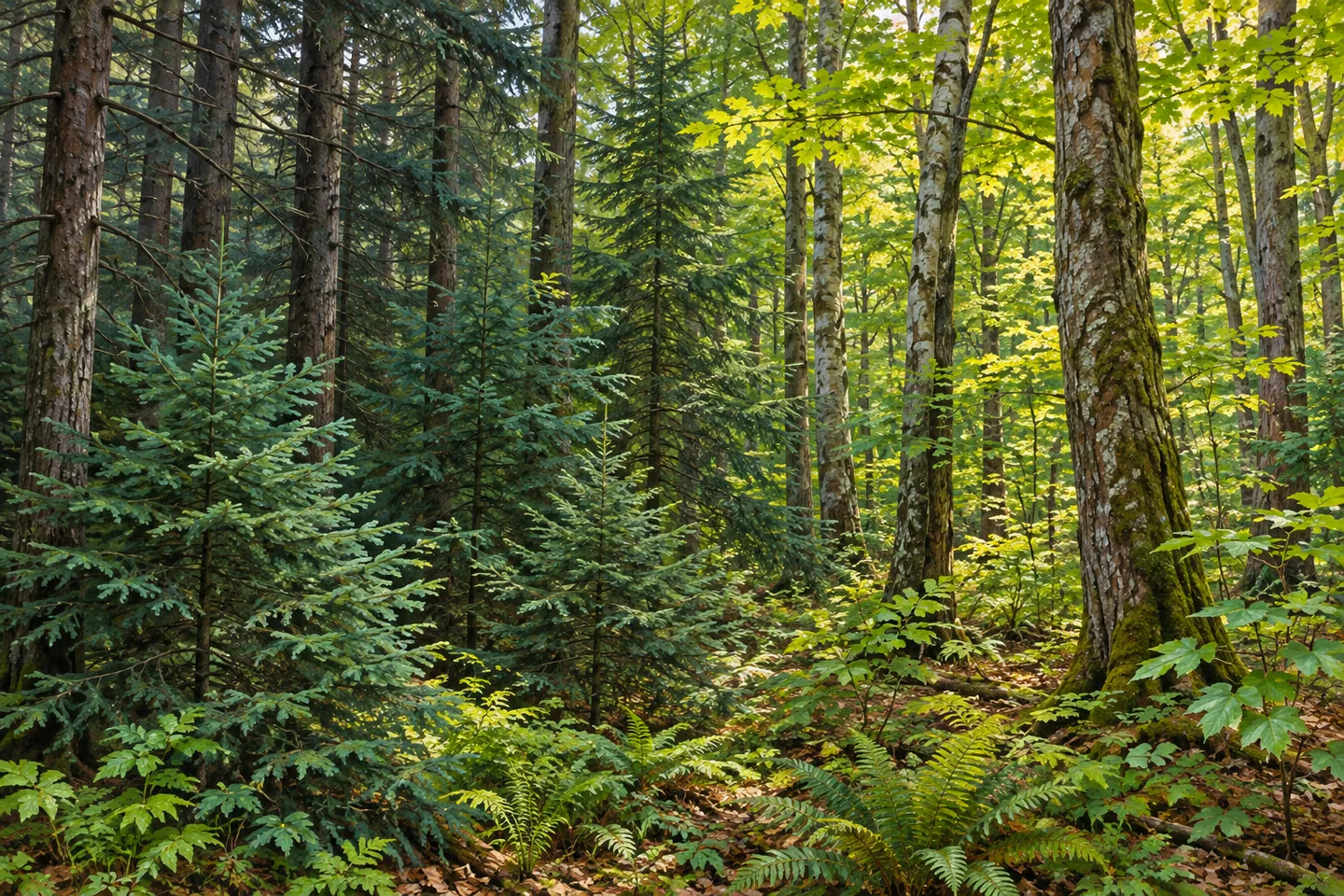 Charles E. Baker State Forest — AI-generated editorial illustration