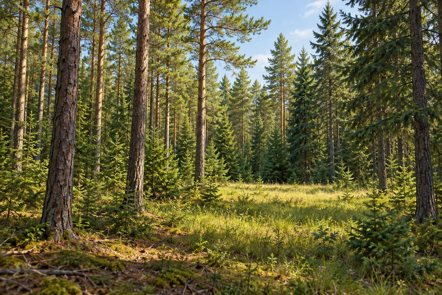Cinnamon Lake State Forest — AI-generated editorial illustration