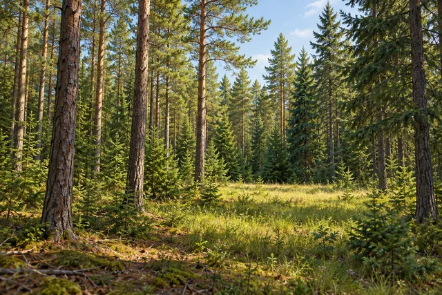 Cinnamon Lake State Forest — AI-generated editorial illustration
