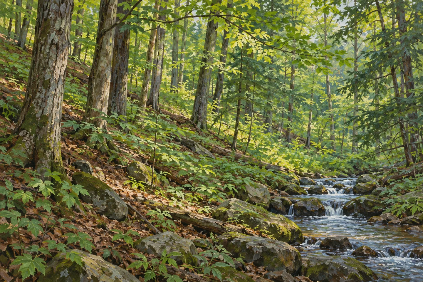 Cliffside State Forest — AI-generated editorial illustration