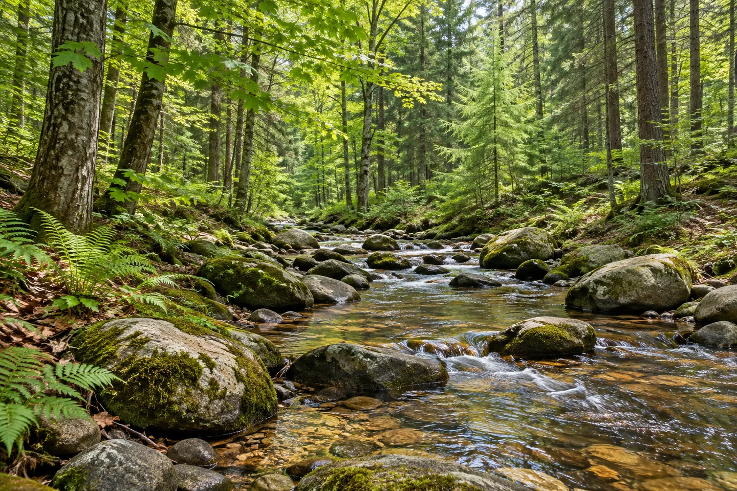 Cobb Brook State Forest — AI-generated editorial illustration