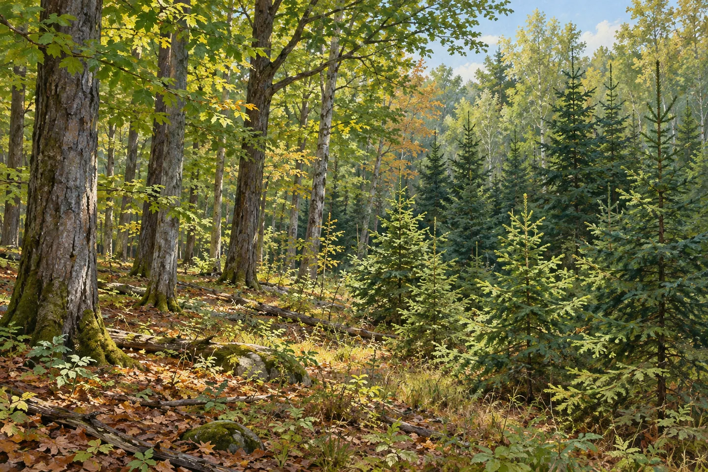 Decatur State Forest — AI-generated editorial illustration