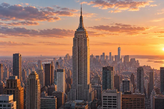 Empire State Building — AI-generated editorial illustration