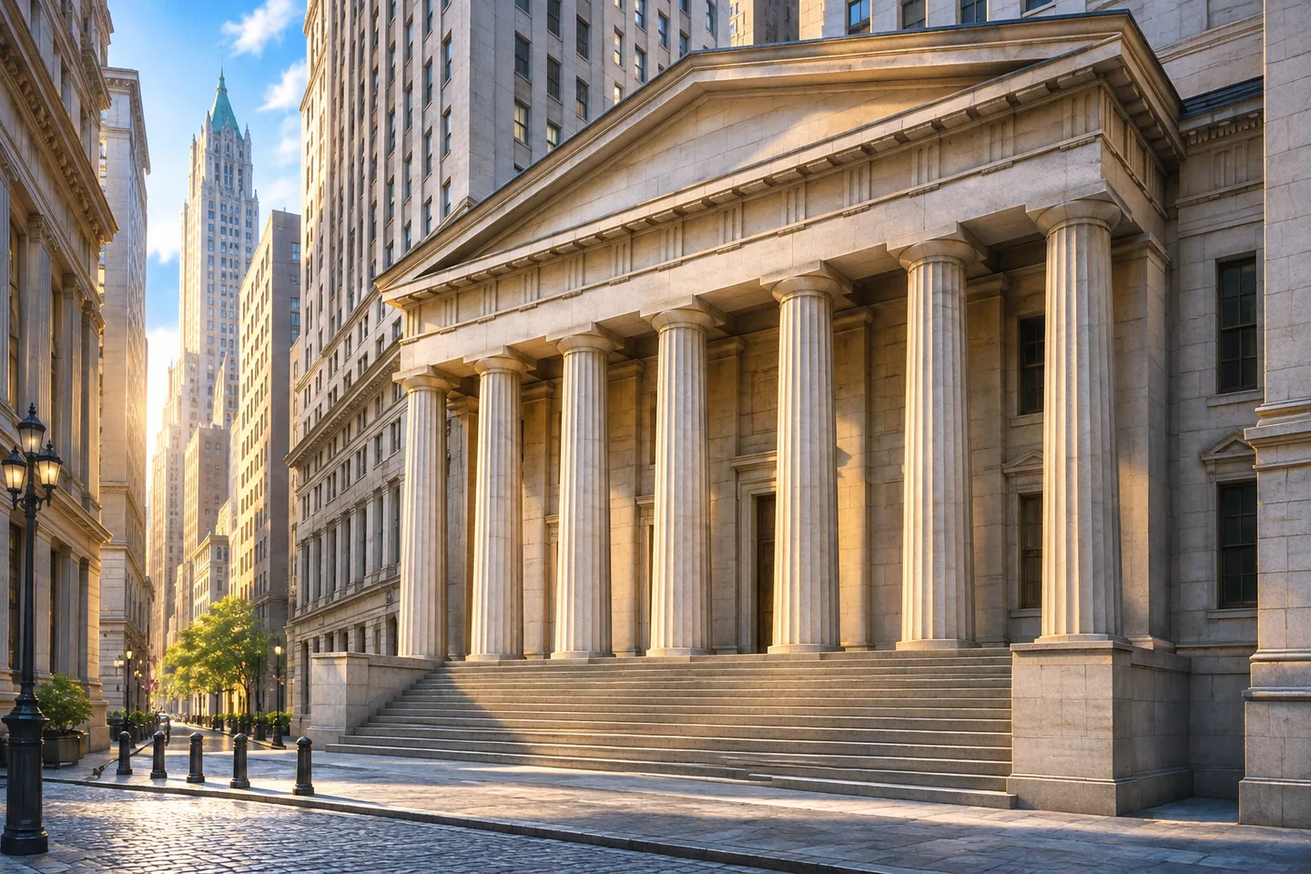 Federal Hall National Memorial — AI-generated editorial illustration