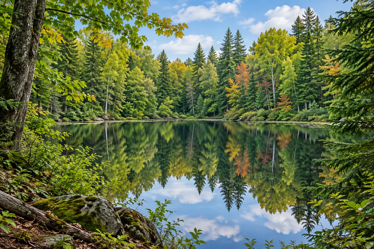 Grass River Wild Forest — AI-generated editorial illustration