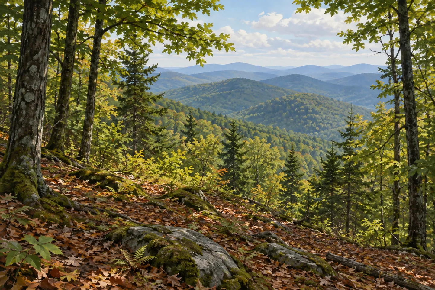 Hurricane Mountain Wilderness — AI-generated editorial illustration