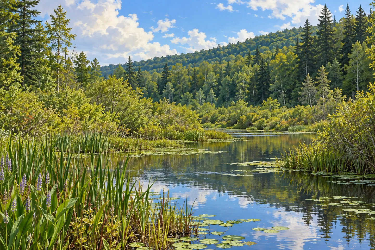 Indian River Wildlife Management Area — AI-generated editorial illustration