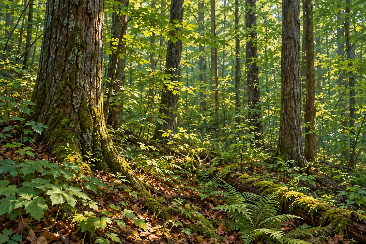 Lebanon State Forest — AI-generated editorial illustration