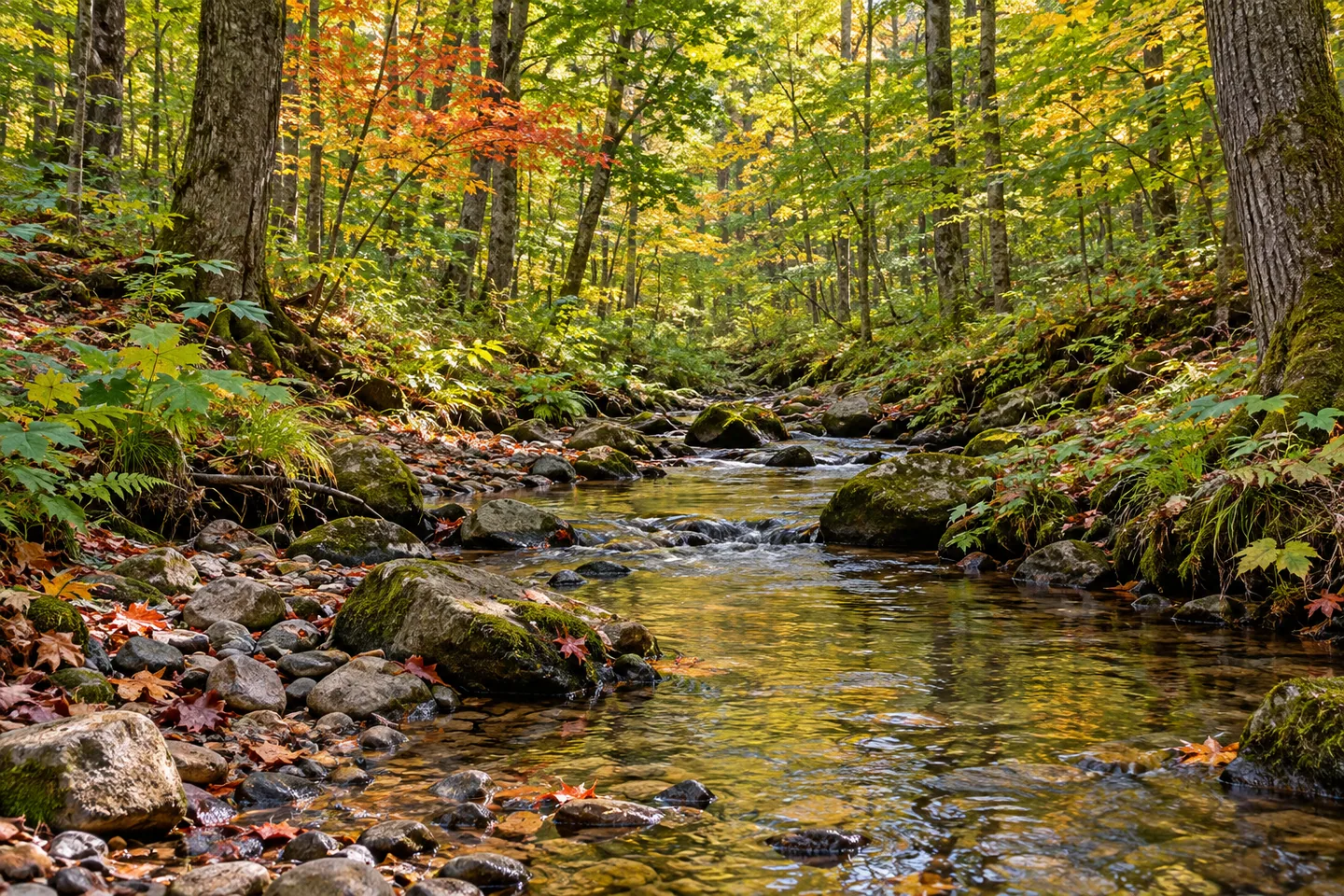 Line Brook State Forest — AI-generated editorial illustration