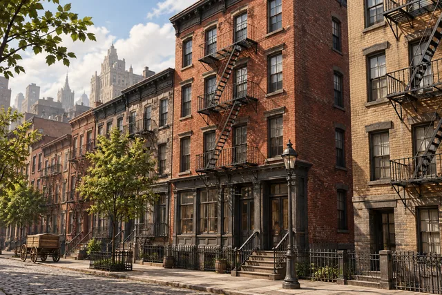Lower East Side Tenement Museum — AI-generated editorial illustration