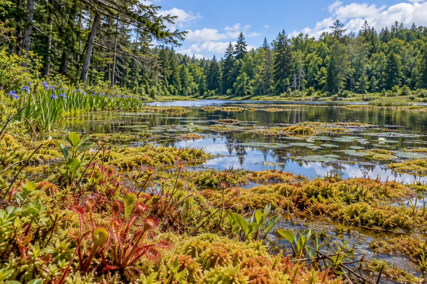 Marsh Pond State Forest — AI-generated editorial illustration