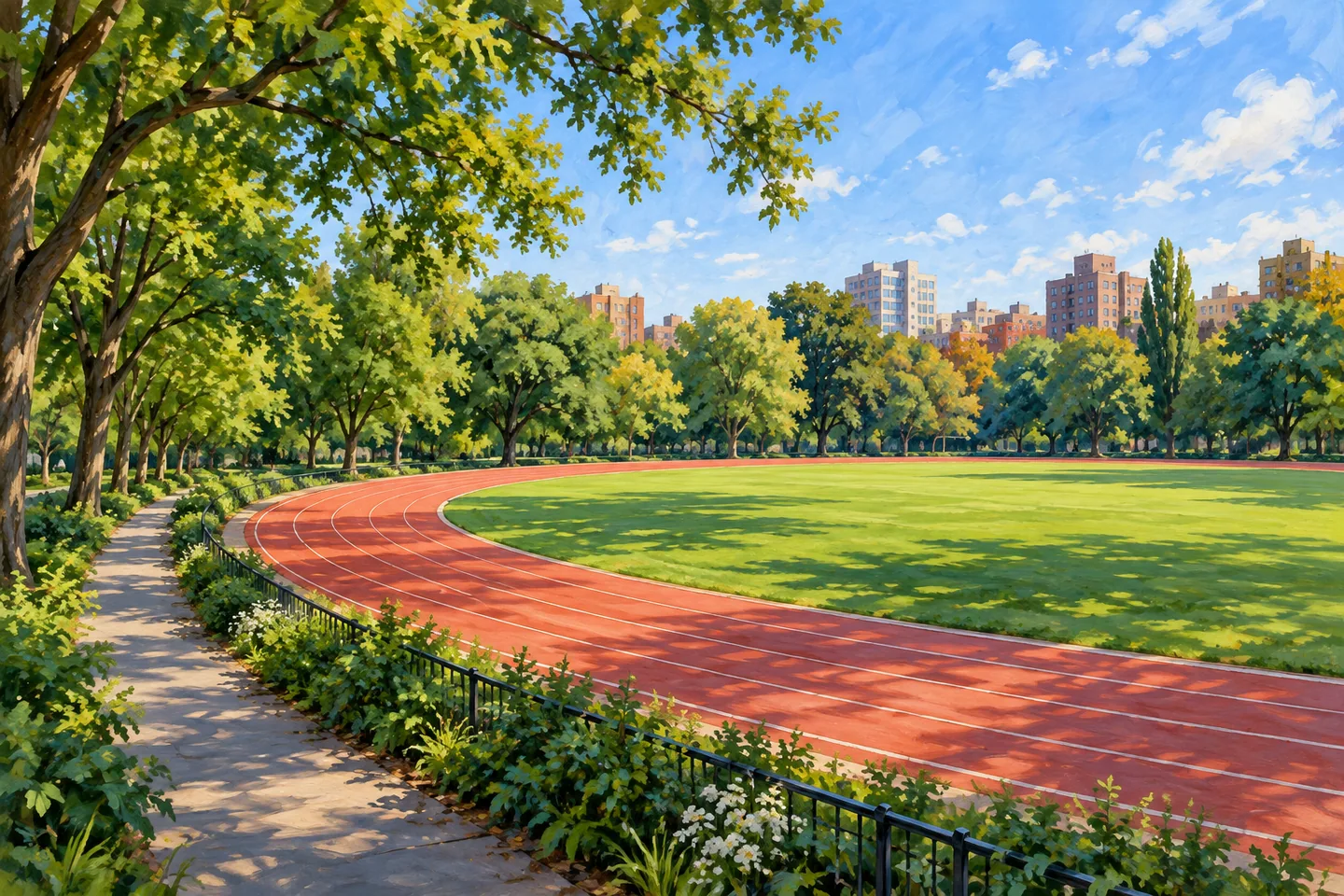 McCarren Park — AI-generated editorial illustration