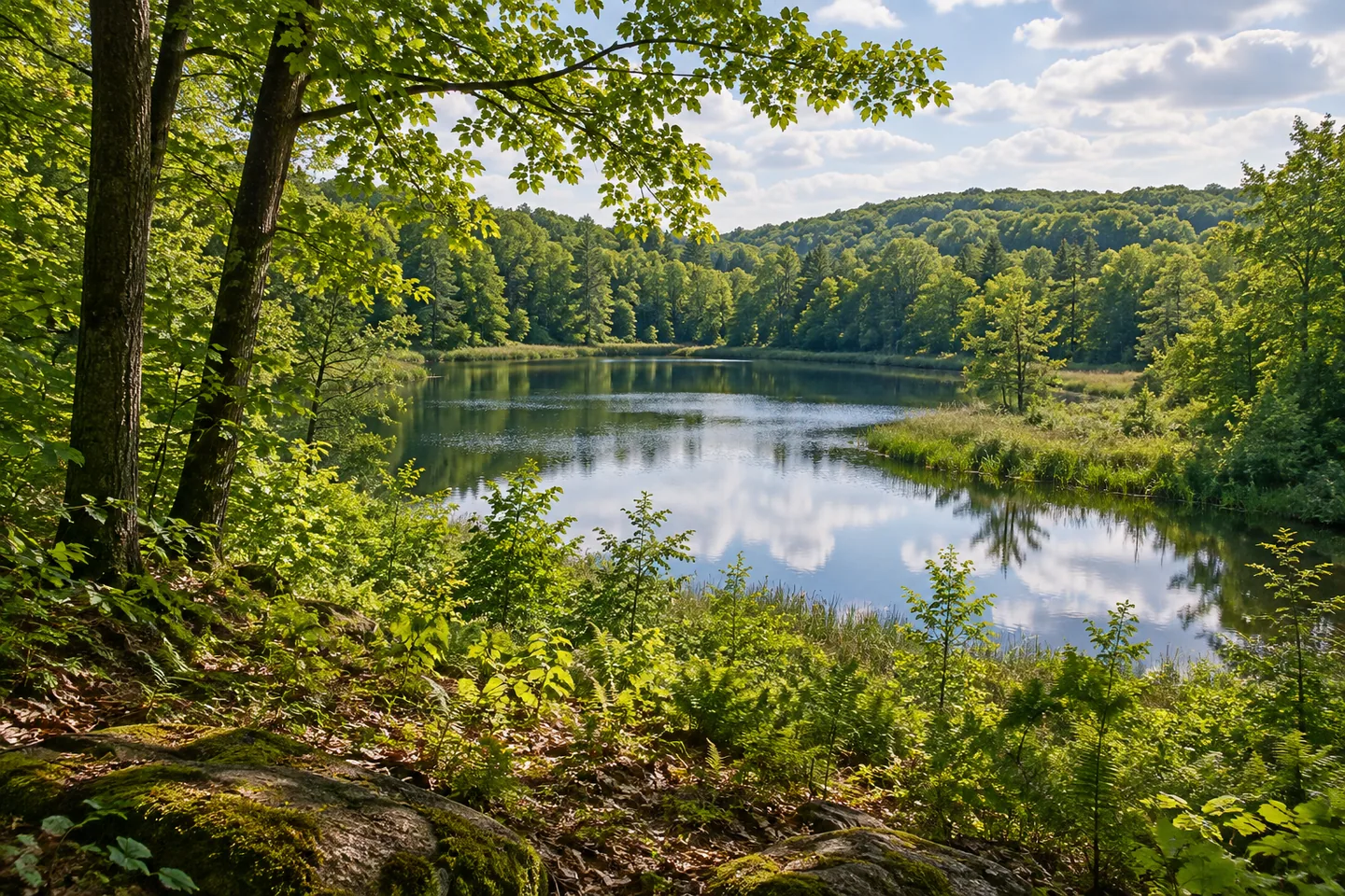 Mendon Ponds Park — AI-generated editorial illustration