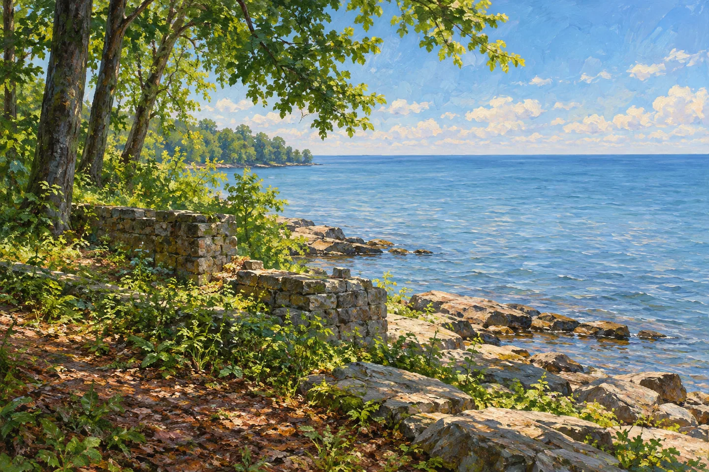 Mexico Point Park — AI-generated editorial illustration