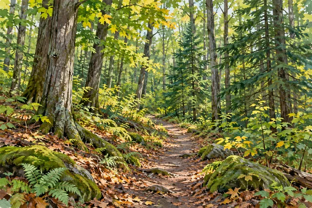 Mount Pleasant State Forest — AI-generated editorial illustration