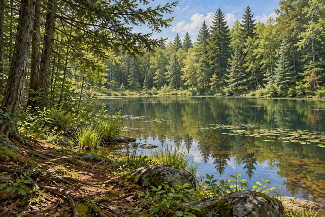 Muller Hill State Forest — AI-generated editorial illustration