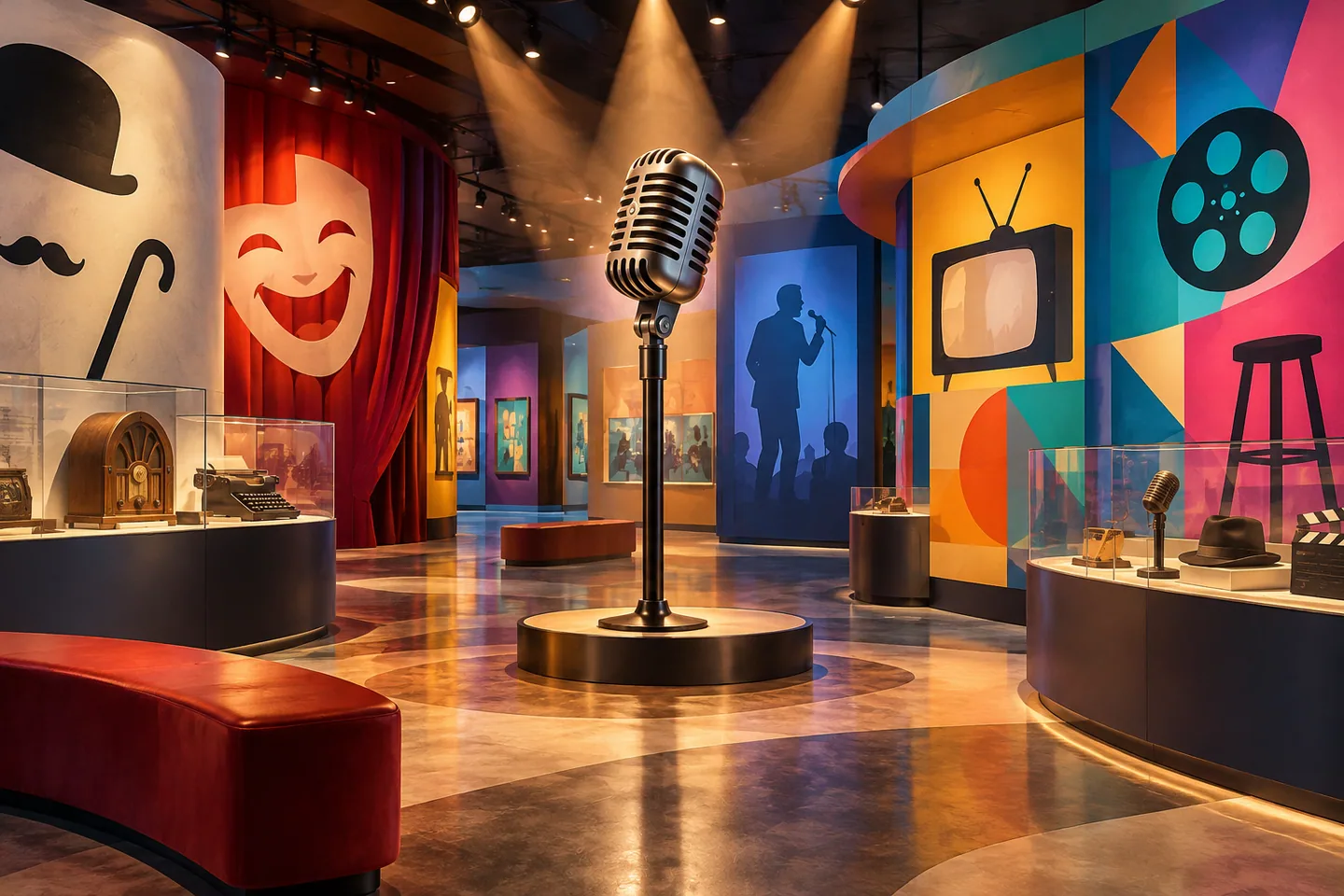National Comedy Center — AI-generated editorial illustration