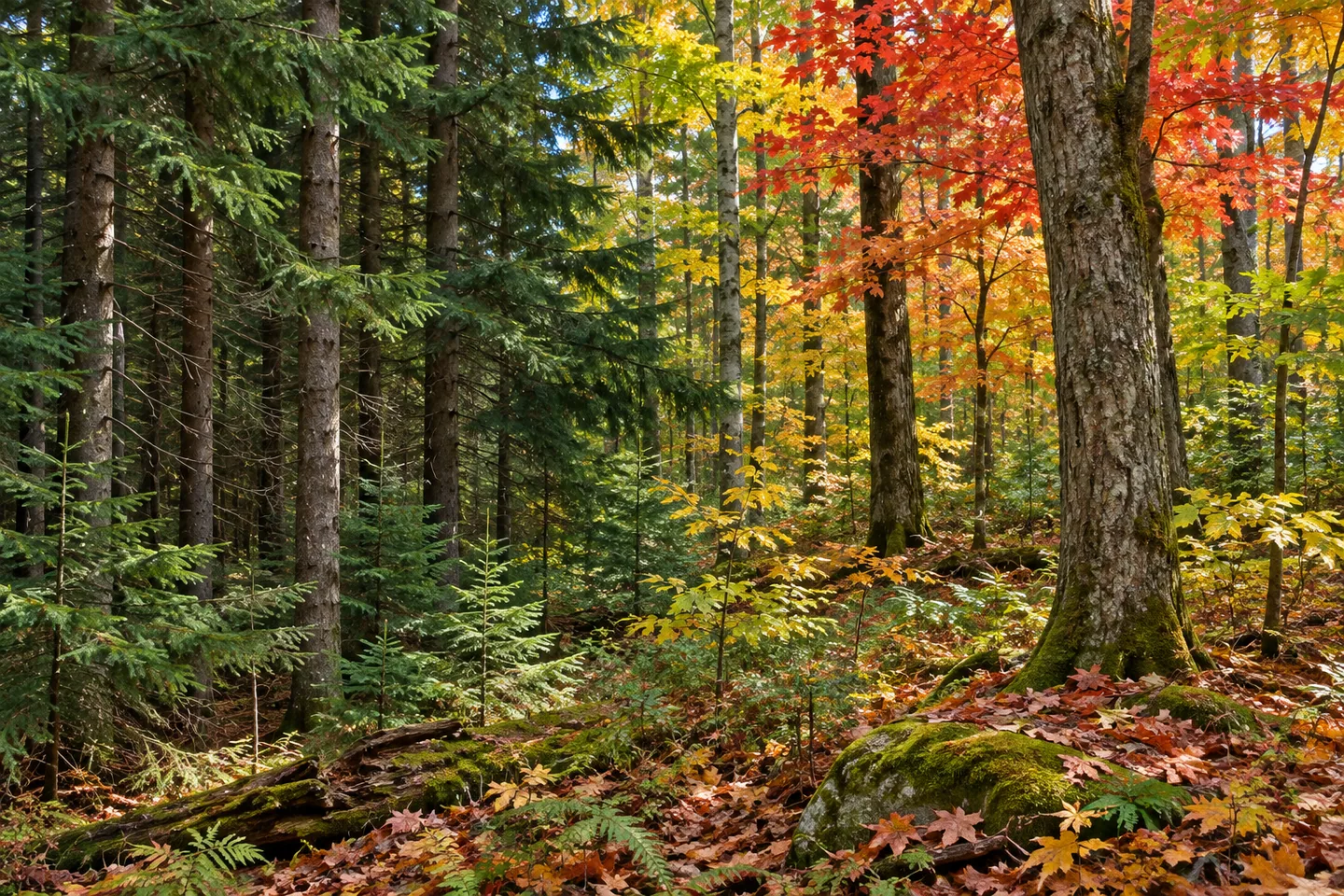 Orton Hollow State Forest — AI-generated editorial illustration