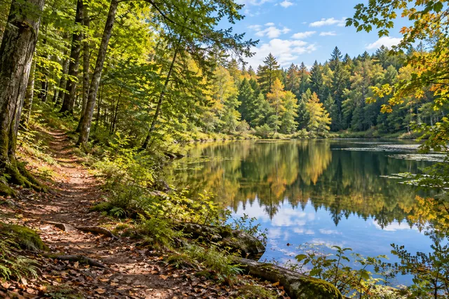 Ossian State Forest — AI-generated editorial illustration