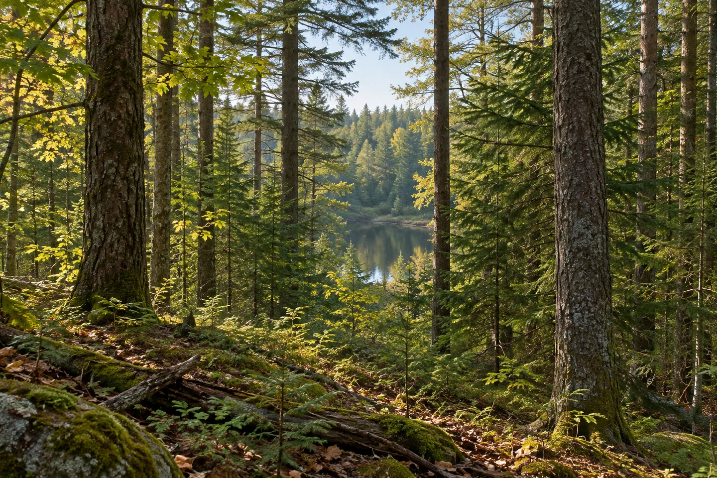 Popple Pond State Forest — AI-generated editorial illustration