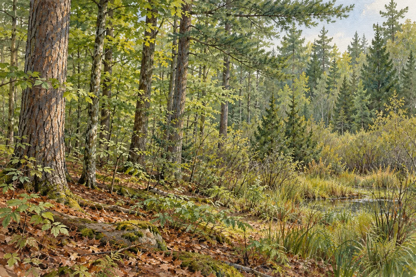 Raymondville State Forest — AI-generated editorial illustration