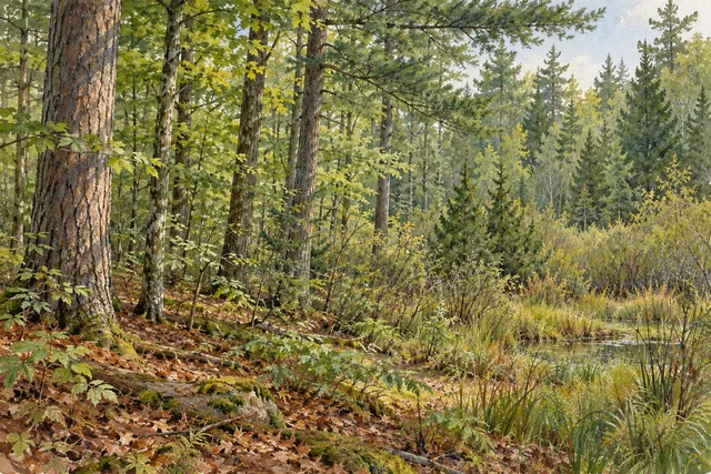 Raymondville State Forest — AI-generated editorial illustration