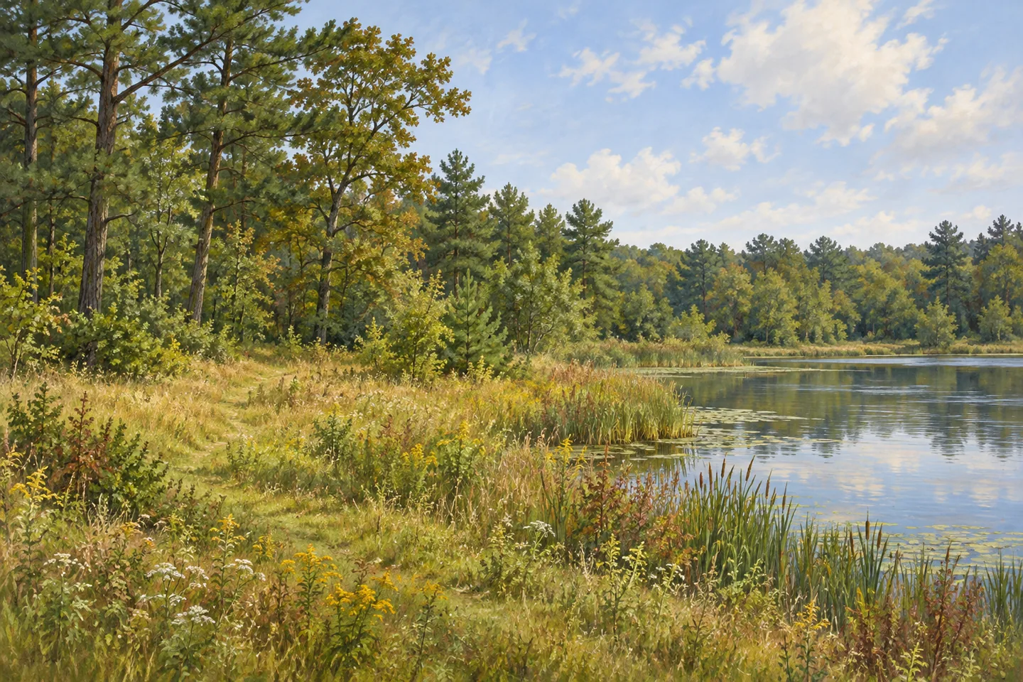 Ridge Conservation Area (Pine Barrens) — AI-generated editorial illustration