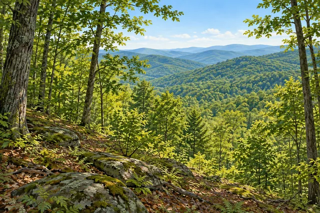 Rusk Mountain Wild Forest — AI-generated editorial illustration