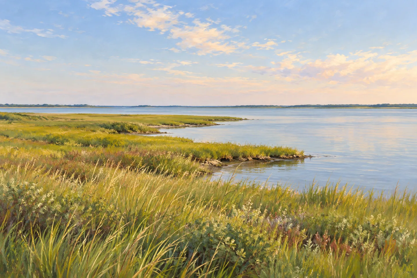Shore Road Sanctuary — AI-generated editorial illustration