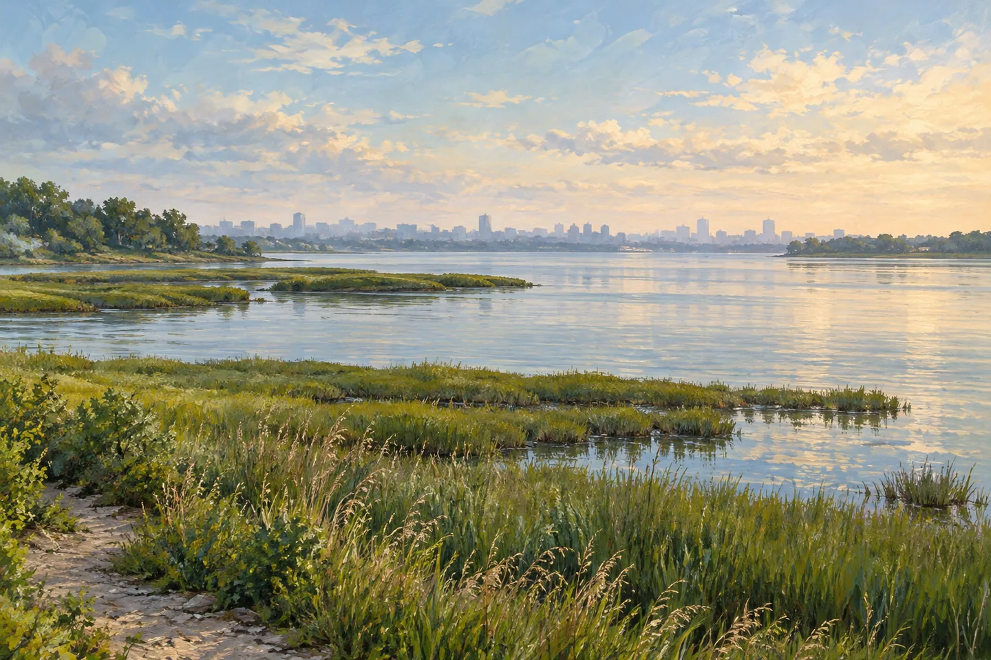 Soundview Park — AI-generated editorial illustration