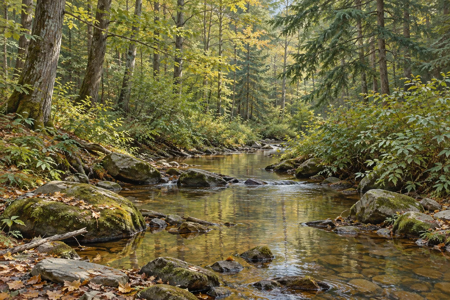 Stammer Creek State Forest — AI-generated editorial illustration