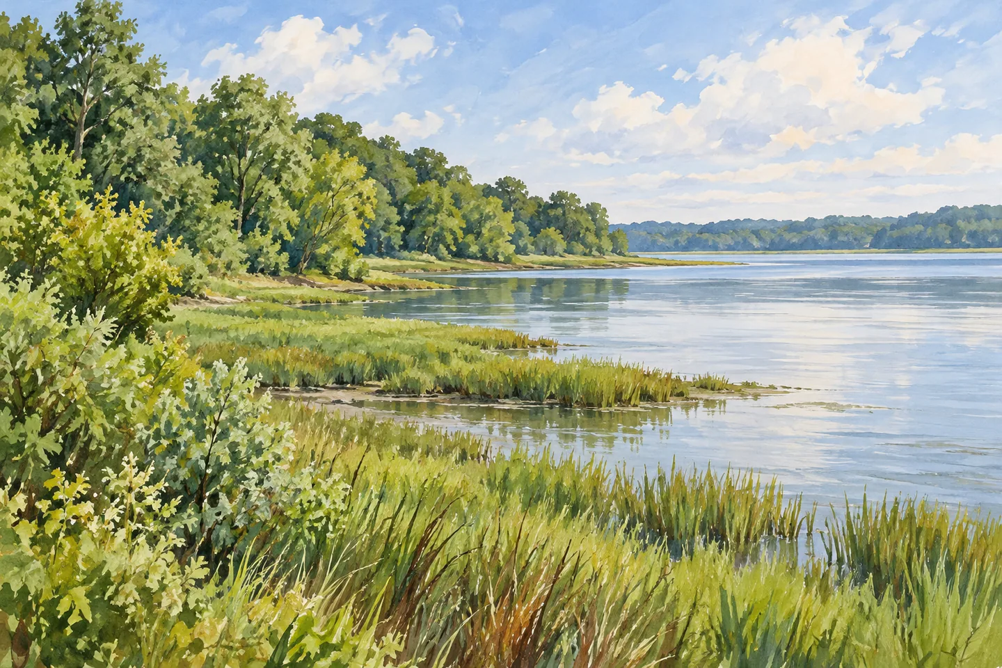 Stockport Wildlife Management Area — AI-generated editorial illustration