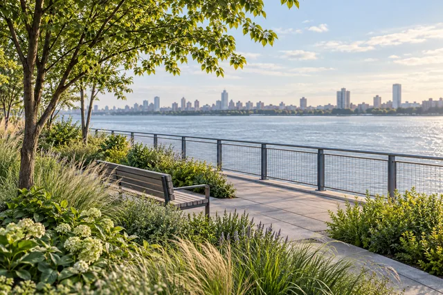 Stuyvesant Cove Park — AI-generated editorial illustration