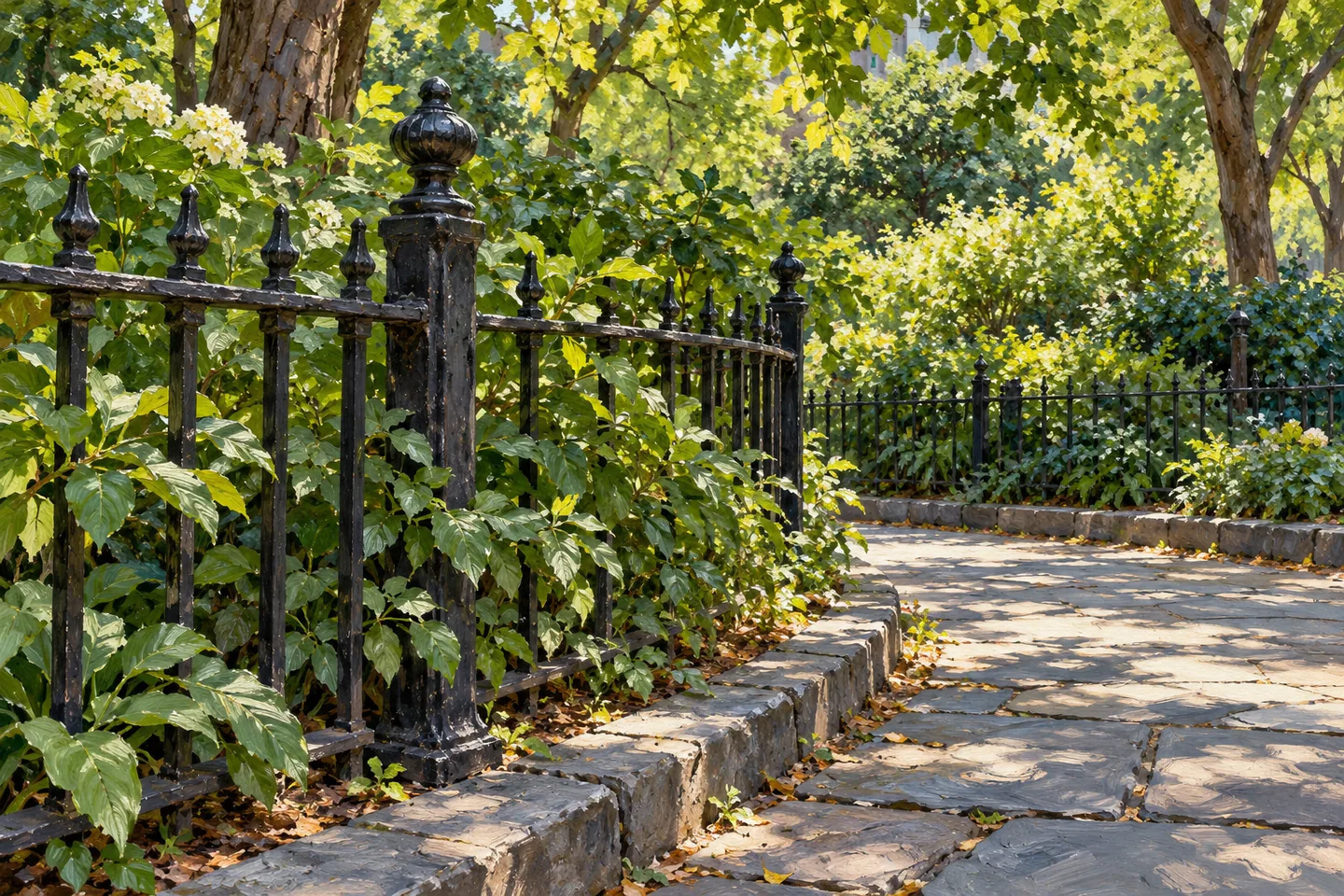Stuyvesant Square — AI-generated editorial illustration