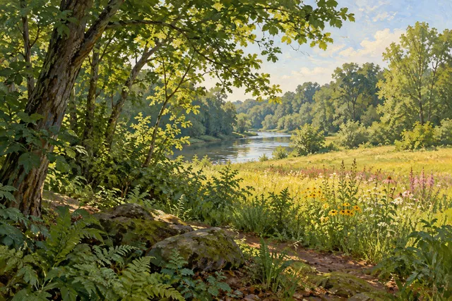 Sweetbriar Nature Center — AI-generated editorial illustration