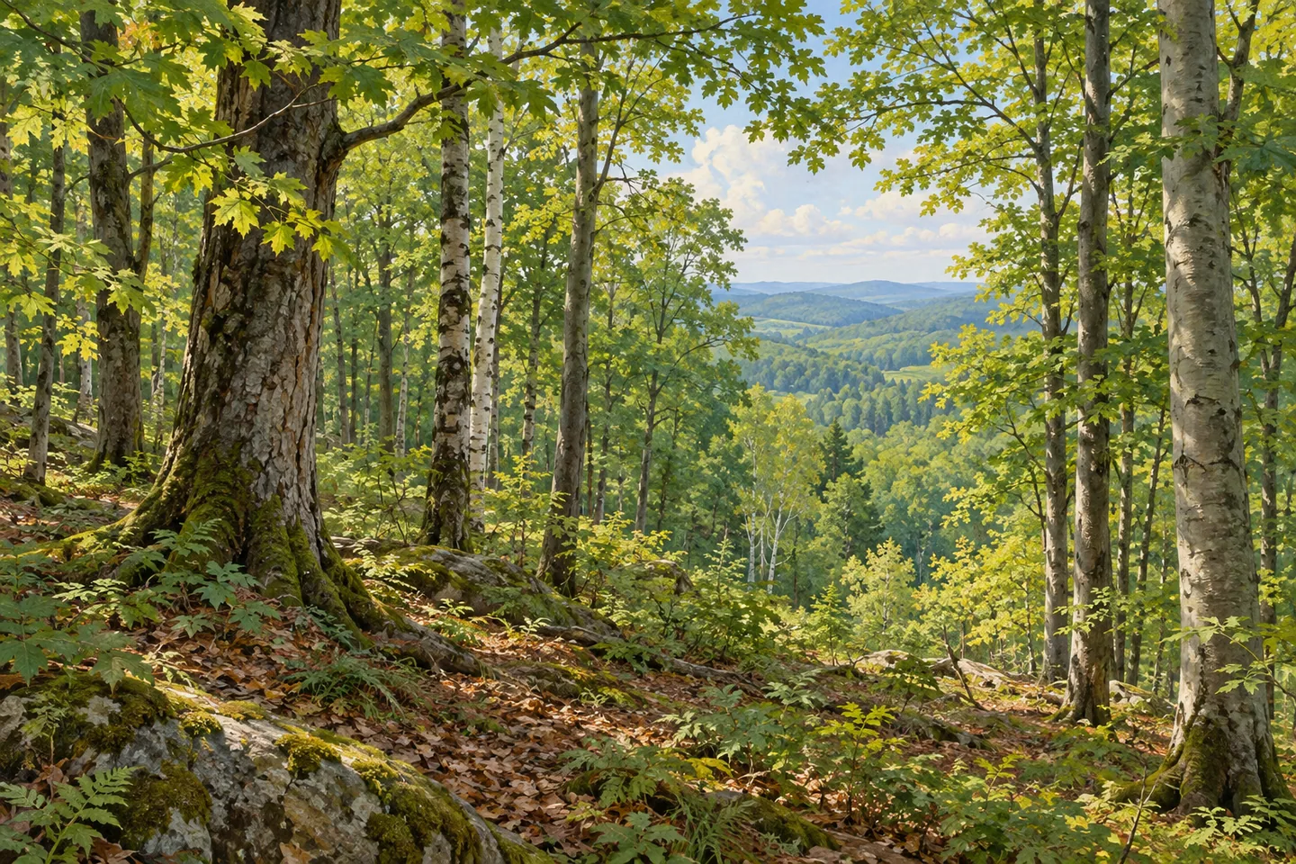 Taconic Ridge State Forest — AI-generated editorial illustration