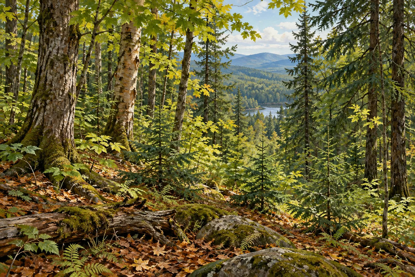 Watson's East Triangle Wild Forest — AI-generated editorial illustration