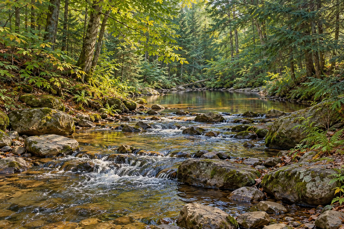 Whippoorwill Corners State Forest — AI-generated editorial illustration