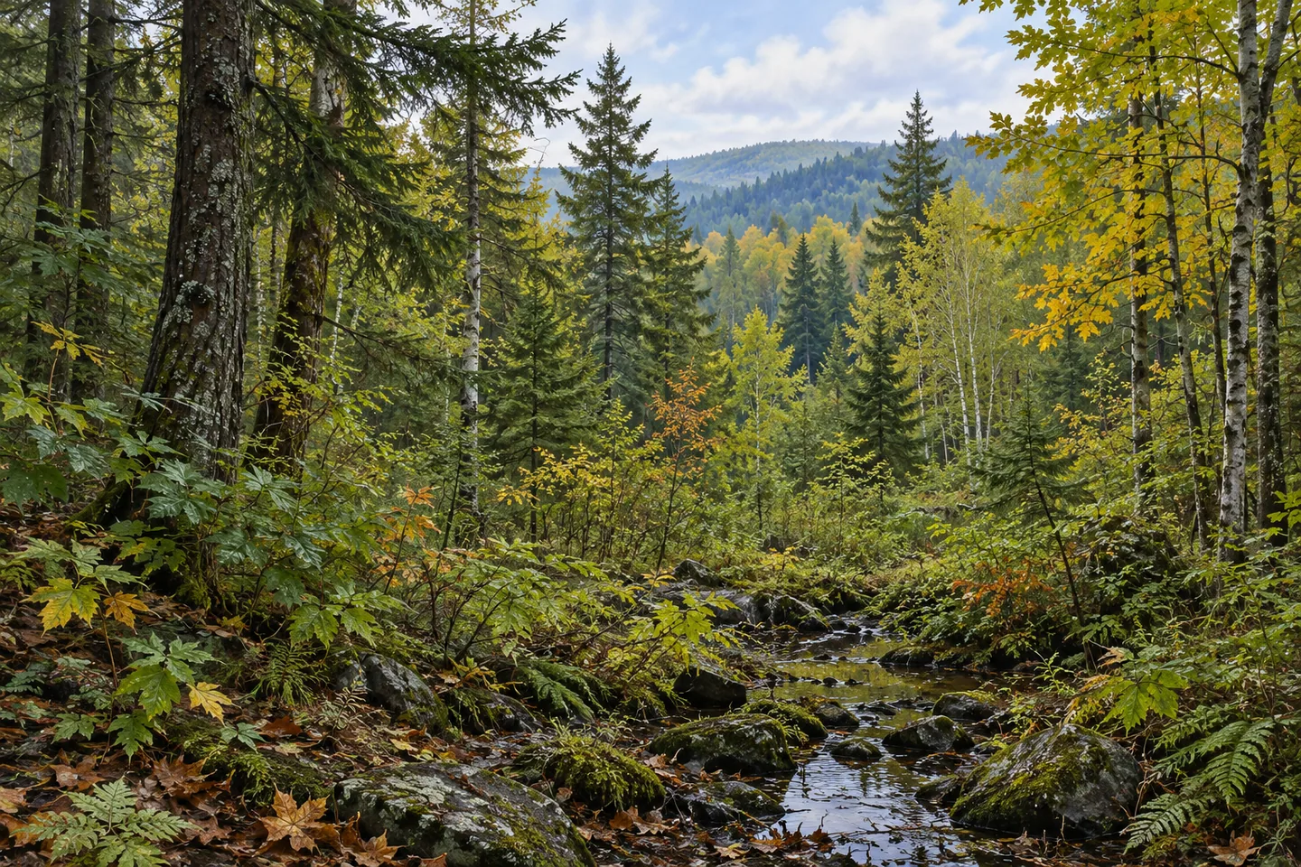 Whiskey Flats State Forest — AI-generated editorial illustration